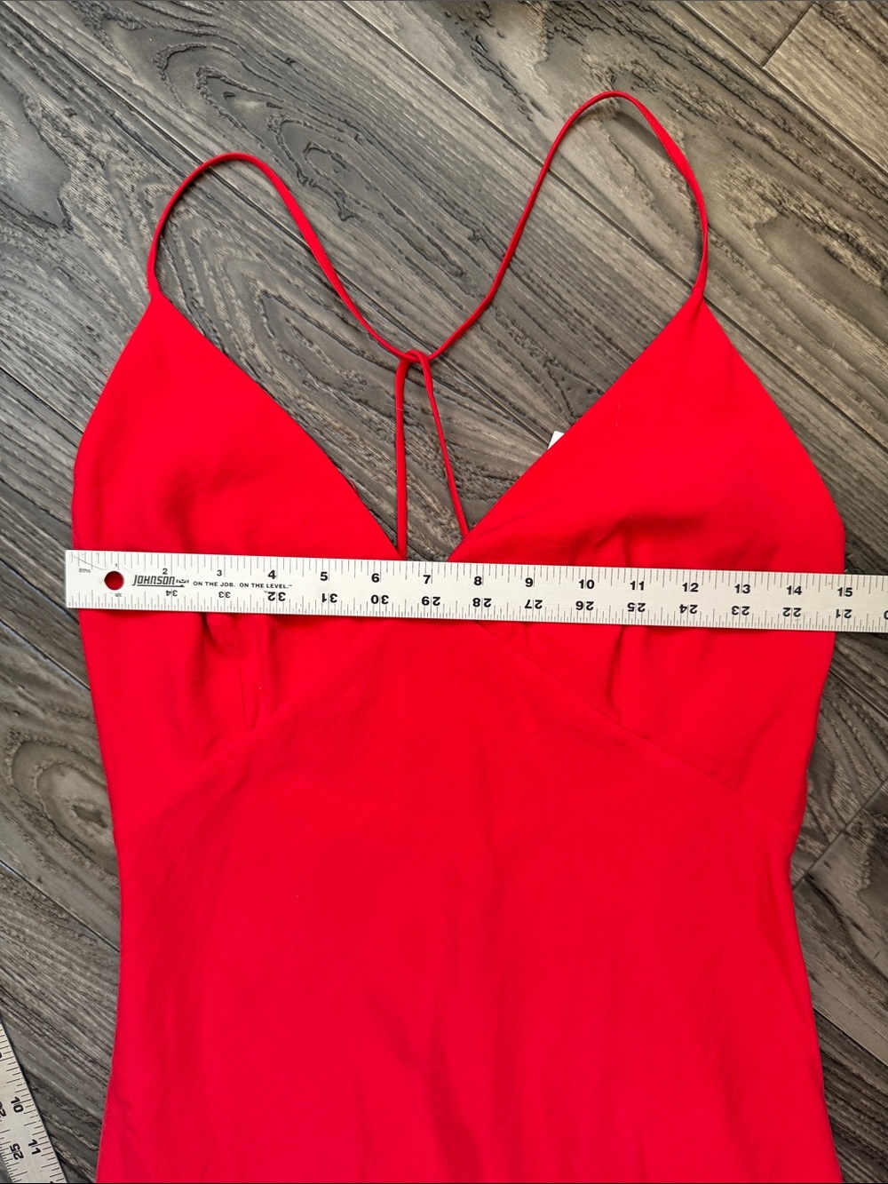 Zara NWT ZW COLLECTION Camisole Maxi Slip Red Dress Spaghetti Strap Quiet Luxury - Picture 14 of 16